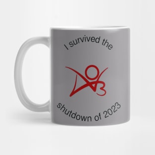 I survived the AO3 shutdown of 2023 Mug